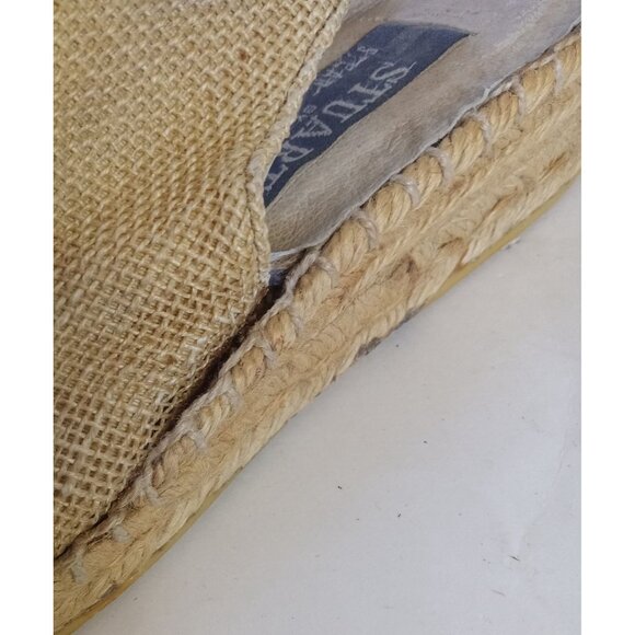 Stuart By Stuart Weitzman Jute Espadrille Slingbacks Ladies Size 9 - Picture 8 of 10